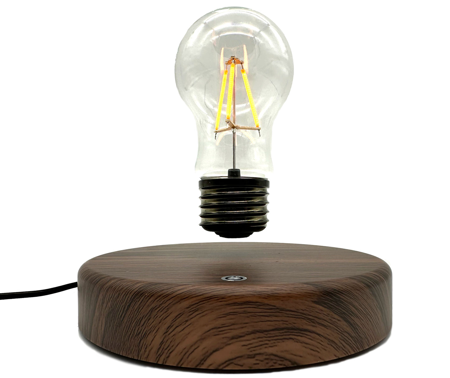 Levitating Light-Bulb Lamp